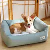 Jaula para perro jaula para mascotas sofá para gato jaula impermeable perro pequeño y mediano cojín de peluche extraíble y lavable jaula para gato cama para perro venta al por mayor