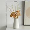 Vaso Pequeno Decorativo de Cerâmica Nórdica Shumen para Flores Secas Arranjo de Flores para Sala de Estar Conjunto de Flores Artificiais Decoração de Buquê Dispositivo de Flores para Desktop