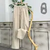 Pantalones Casuales de Algodón y Lino Nuevos de Verano para Hombre, Talla Grande Sueltos de Lino Pierna Ancha, Pantalones Harem Estilo Chino