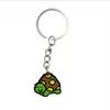 Llavero Nuevo Mosaico Transfronterizo Pegamento Suave de PVC Dibujo Animado Lindo Llavero Estudiante Mochila Escolar Colgante Pequeño Regalo