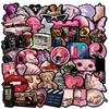 50-373 adesivos de grafite simples avançados fofos telefone celular capacete desenho animado ipad decoração de conta de mão à prova d'água