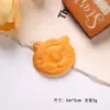 Nuevos Accesorios para el Cabello de Galleta de Dibujos Animados Artificiales DIY para Niños, Gomas para el Cabello y Pasadores, Pueden ser Accesorios de Resina DIY, Accesorios de Pegamento de Crema