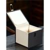Caja de brocado para maceta de arena púrpura, embalaje cuadrado, caja de regalo grande y pequeña, taza de té, tetera, juego de té de porcelana, caja de tazón de té