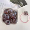 Contas Redondas de Acrílico 16mm Furadas Lateralmente Alta Transparência Furo Assimétrico Contas Moda Artesanal Materiais para Joias DIY Contas Soltas Acessórios para Joias