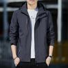 Chaqueta casual fina deportiva para hombre Four Seasons con capucha cortavientos para jóvenes y adultos al aire libre