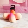 Esponja de Belleza Chenyihe de Color Degradado Doble Uso para Húmedo y Seco, Esponja de Maquillaje en Forma de Gota de Agua, No Absorbente, para Cushion BB Cream y Polvo Suelto