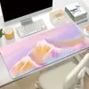 Mouse pad de animação de desenho animado paisagem pintura a óleo pad para teclado de computador espessado atacado transfronteiriço tapete de mesa grande transfronteiriço