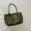 Bolsa Tote de Padrão Trançado Nova de Verão 2026, Bolsa de Ombro de Grande Capacidade para o Dia a Dia, Bolsa de Mão Casual e Descontraída