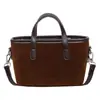 Bolsa tote de alta qualidade para mulheres, nova coleção 2026, bolsa de mão pequena requintada, bolsa tiracolo de camurça, bolsa tote pequena