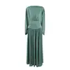Estilo Criativo 2026 Início do Outono Casual Street Fashion Suéter Gola Redonda Vestido Saia Linha A