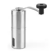 Molino de Café de Acero Inoxidable de Manivela Molinillo de Granos de Café para el Hogar Máquina de Café Manual Pequeña de Manivela Portátil y Lavable
