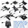 Lote de sillas de computadora, sillas giratorias, sillas de altura ajustable, sillas ejecutivas, sillas de oficina, bases giratorias, bandejas, chasis y componentes de soporte - una colección completa