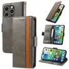 Comercio Exterior Adecuado para iPhone 18 Funda de Cuero Flip Cover Portatarjetas Transfronterizo Samsung Google Business Funda Protectora de PU