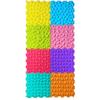 Alfombra de Piso para Baño Doméstico Placa para Presionar con los Dedos Alfombra de Entrenamiento para Niños Almohadilla para Presionar con los Dedos Placa para Presionar los Dedos del Pie Alfombra de Pie de Silicona para Masaje de Pies