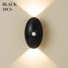 Lámpara de pared magnética recargable para escaleras transfronteriza, luz nocturna LED inalámbrica, dormitorio, sala de estar, sensor de movimiento, lámpara de mesita de noche