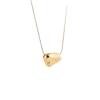 Moderna Cadena de Acero de Titanio con Colgante de Corazón de Lujo Ligero, Estilo Minimalista de Moda, No se Desvanece, Diseño Único, Cadena de Hueso de Serpiente, Collar Versátil