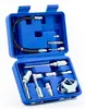 Kit de Acessórios para Pistola de Graxa, Conjunto de Acopladores para Pistola de Graxa de 11 Peças para Lubrificadores de Graxa Difíceis de Alcançar, Adaptadores de Encaixe para Lubrificadores Zerk de Graxa de Serviço Pesado com Suporte para Mangueira de Pistola de Graxa