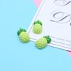 Acessórios de resina diy fatia de fruta cereja abacaxi fatia de limão geladeira cocar infantil acessórios de cabelo material