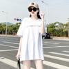 Playera Blanca de Manga Corta para Mujer 2022 Nuevo Diseño Niche Holgada Top Coreano ins Trendy Camiseta Básica