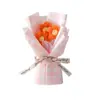 Buquê de Flores de Lã, Flores Simuladas, Flores Pompons de Tricô, Flores Artesanais Prontas, Presentes de Aniversário para Melhores Amigos, Atacado Transfronteiriço