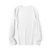 Camiseta básica de manga larga de color liso y estilo coreano para mujer, primavera y otoño, cuello redondo, versátil para ir al trabajo, top casual de algodón puro