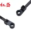 Bridas de Cable de Cabeza Fija Hongsheng Hss Hechas de Material Nylon 66, Venta Directa de Fábrica Bridas de Cable de Nylon
