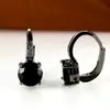Pendientes de circonita cúbica morada de nueva ronda Cross-border Wish, modernos y versátiles, joyería al por mayor estilo europeo y americano