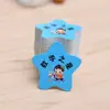 Xin Guo tarjeta de tema de estrella de cinco puntas tarjeta de recompensa para niños estrella de tema lenguaje de estrellas número cuerpo en inglés baile música estrella pintor