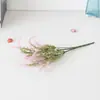 Flores Artificiais de Lavanda Cruzadas Flores Falsas Plantas de Plástico Adequadas para Casa Casamento Jardim Terraço Peitoril de Janela Decoração Interna Externa