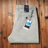 Estación Europea 2025 Nuevos Pantalones Rectos Sueltos de Algodón Peinado de Alta Gama para Hombre, Pantalones Casuales para Hombre, para Viajes de Negocio de Primavera y Verano