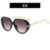 Gafas de Sol Aviador con Montura Redonda 2025 Nueva Moda Estilo Europeo y Americano Selección de Influencers de Ins Gafas de Sol de Moda para Mujer