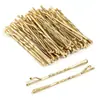 Pinza para el pelo de pico de pato engrosada Accesorios de bricolaje Base de pasador de pelo Accesorio Clip lateral Material Pasador cuadrado