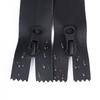 No. 3, No. 5, No. 8 Cremallera de nailon cola abierta respetuosa con el medio ambiente cremallera impermeable chaqueta de plumón para niños impermeable cremallera negra