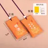 Saquinho Amuletos Pequenas Contas Brancas Vazio para Pendurar no Pescoço, Pequeno Saco de Fragrância Estilo Chinês, Saquinho da Sorte, Saquinho da Paz, Saquinho Vazio