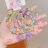 Pulseras para Niños, Exquisitas Pulseras de Perlas para Niñas, Pulseras de Juguete para Casa de Juegos de Niñas Pequeñas, Pulseras de Cristal para Mujeres, Regalos