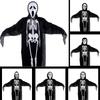 Suprimentos de Halloween de Mascarada Colorida Máscara Monolítica de Caveira de Fantasma Horror Grito