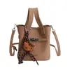 Bolsa Cesta Estilo Nicho de Luxo com Padrão Lichia Nova Bolsa de Mão de Luxo Elegante Bolsa Saco para Trabalhadores do Escritório Mulheres