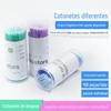 Cotonete de limpeza para cílios de alongamento cotonete de limpeza espécie de cílios para permanente cotonete pontudo para cílios cotonete especial para maquiagem de tatuagem ferramenta