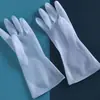 Luvas para Tarefas Domésticas Luvas para Lavar Louça na Cozinha Cor Gradiente Luvas de PVC Luvas para Limpeza Doméstica Luvas de Borracha Resistentes ao Desgaste