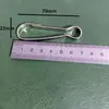 Aço Inoxidável 304 Fivela de Vesícula Biliar de Porco Material Artesanal Fivela à Prova de Vento Gancho em 8 Gancho de Mola Fivela de Clipe Fivela de Bolsa Fivela de Vesícula Biliar de Porco