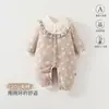 Mono Acolchado Cálido de Bebé para Otoño e Invierno, Unisex, Espesado 120g, Ropa Acolchada para Salidas de Recién Nacidos