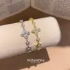 Pulsera de Estrella Súper Brillante con Diamantes Completos, Diseño de Estrella Fugaz, Lujo Ligero, Versátil, Nicho, Sensación de Alta Gama, Joyería con Exquisito Sentido del Diseño
