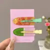 Pinzas Dulces Dopamina para el Cabello para Niñas, Lindas Pinzas para Flequillo Lateral, Pinzas de Pato Exquisitas y Sofisticadas