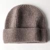 Sombrero de Lana 100% Hengyuanxiang para Niños Otoño e Invierno Cálido Grueso Sombrero de Lana para Hombre Sombrero de Punto Protección Frío para las Orejas Sombrero para el Frío