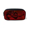 Estuche de Dinosaurios para Niños Estudiantes de Primaria y Secundaria Estuche de Gran Capacidad Papelería Bolsa de Almacenamiento Simple Estuche de Papelería para Grado 1-6
