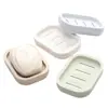 Caixa de Sabão de Camada Dupla com Tampa, Caixa de Sabão com Dreno para Banheiro Doméstico, Porta-Sabonete Criativo Escandinavo Portátil para Viagem, Suporte de Sabonete