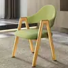 Silla de comedor de lujo ligero, silla de ocio para el hogar con respaldo, taburete simple para escritorio, silla para restaurante de té con leche y manicura, silla de recepción para negocios