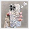 Capa para celular Apple 15ProMax iPhone 16, leve, luxuosa, tridimensional, com pulseira de pérolas, galvanoplastia de alta qualidade