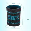 Munhequeiras Esportivas, Absorventes de Suor de Carvão de Bambu, Respiráveis, Munhequeiras Anti-Entorse, Basquete, Badminton, Corrida, Munhequeiras de Toalha Quente