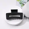 Grampo de cabelo geométrico grande fosco mais vendido da Amazon para a parte de trás da cabeça, elegante e estiloso grampo de tubarão, acessório de cabelo de alta qualidade